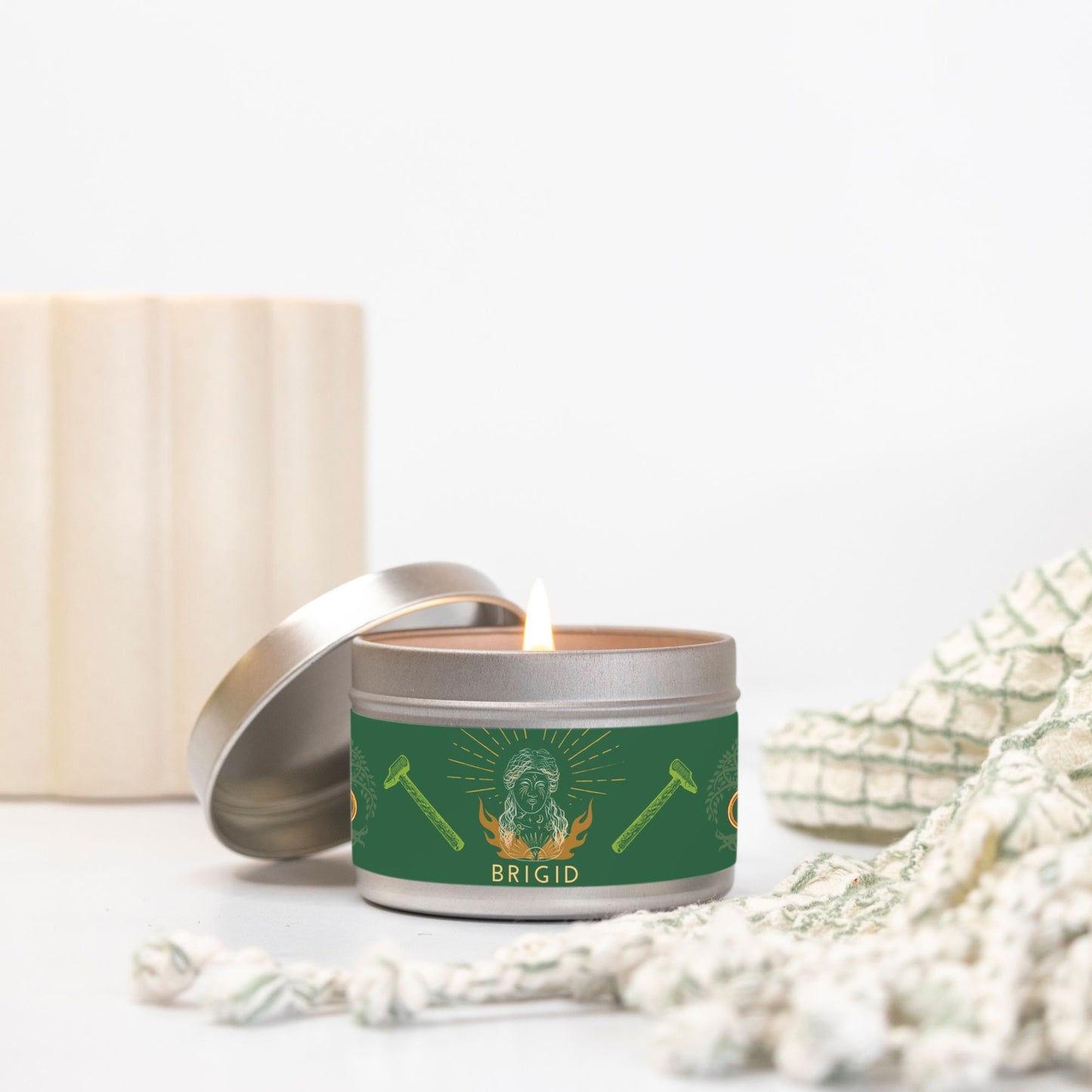 Brigid, Irish Goddess of Healing, Poetry and Smithcraft 4oz Candle