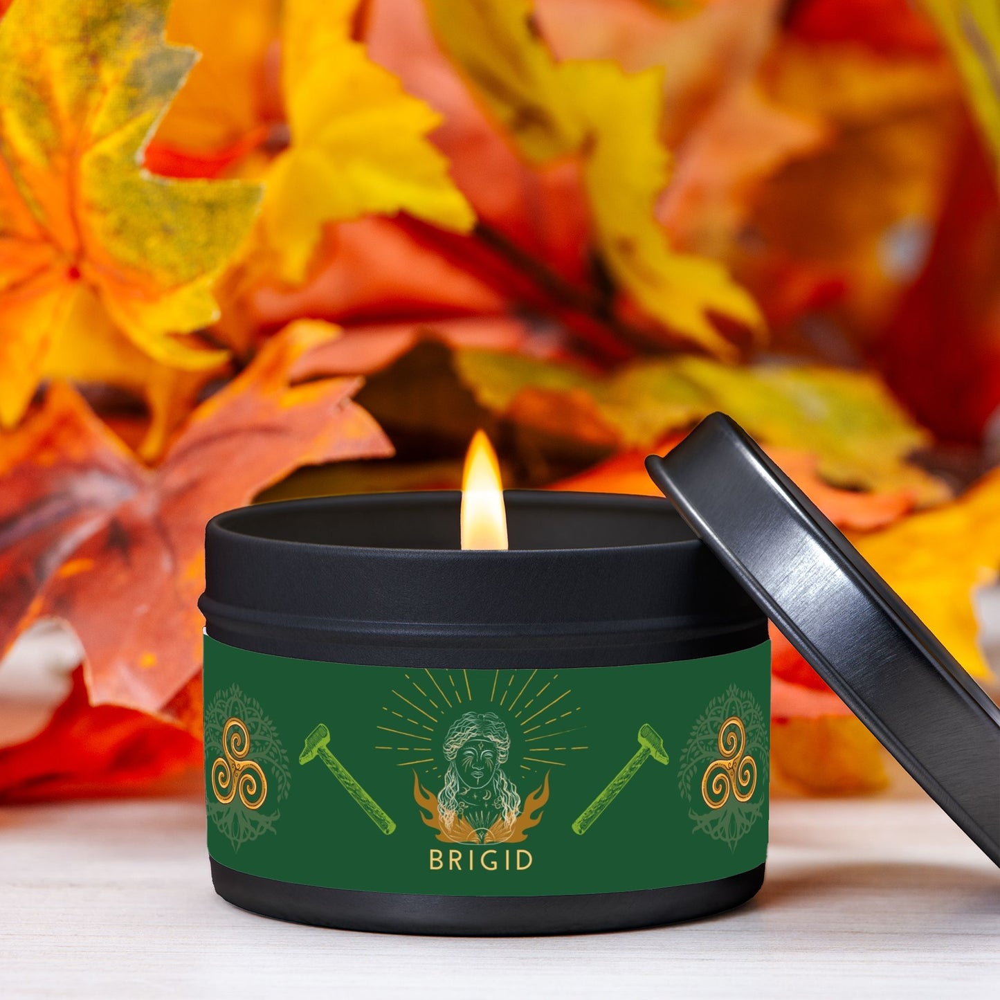 Brigid, Irish Goddess of Healing, Poetry and Smithcraft 4oz Candle