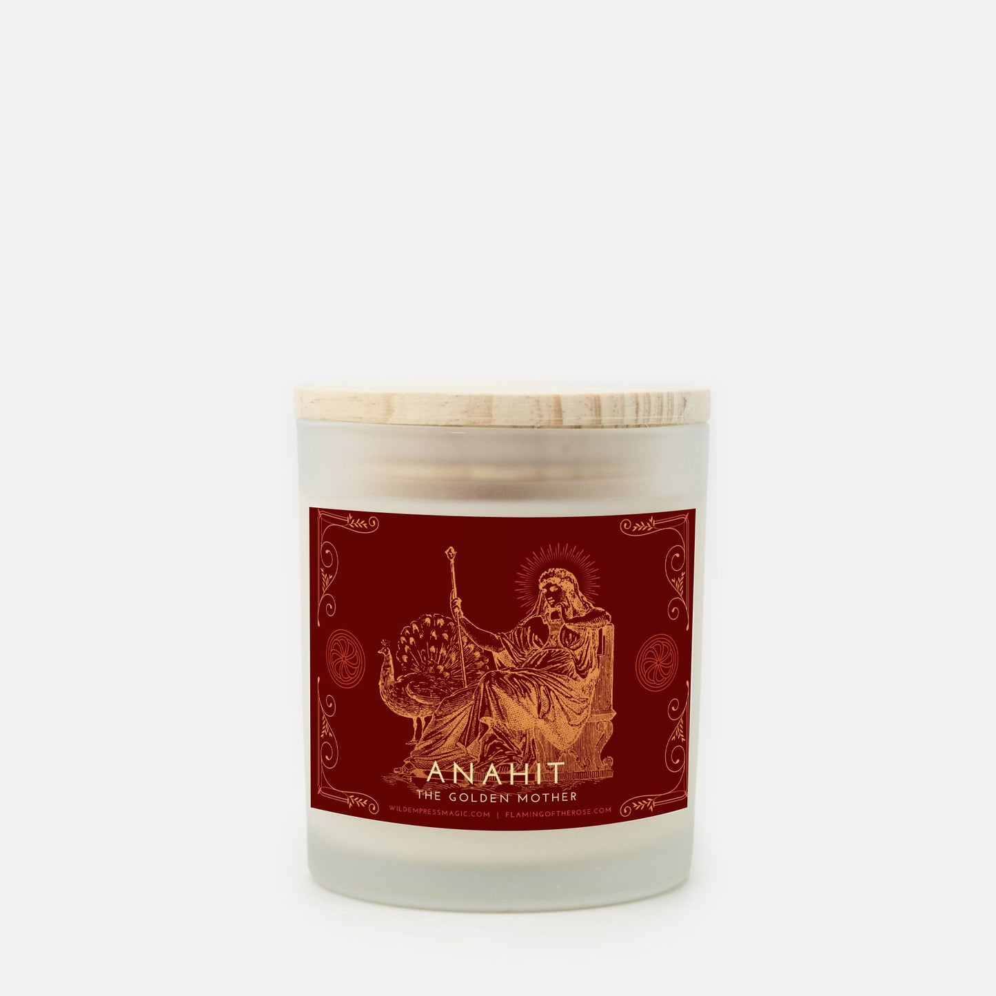 Anahit, Armenian Mother Goddess 11oz Frosted Glass Candle