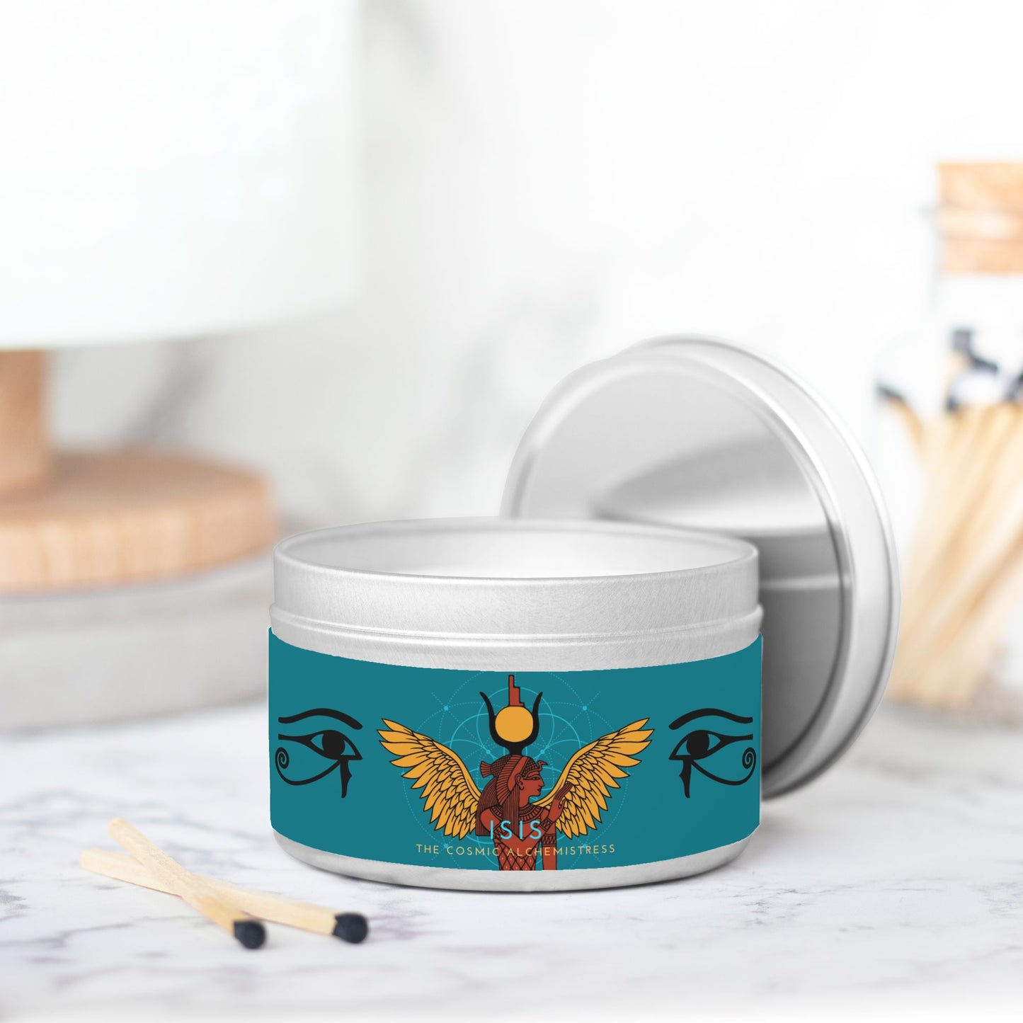 Isis, Egyptian Goddess of Magic 8oz Candle