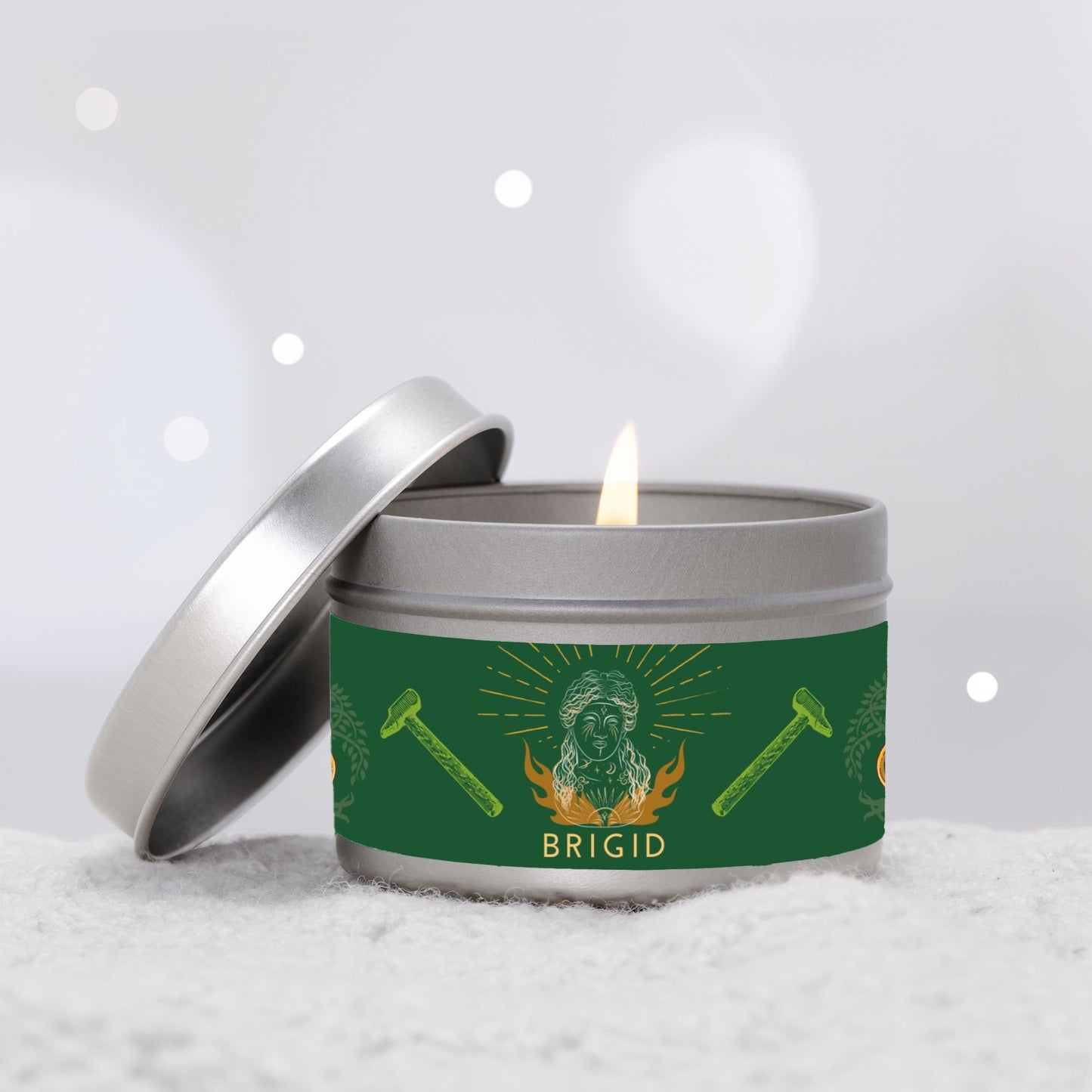 Brigid, Irish Goddess of Healing, Poetry and Smithcraft 4oz Candle