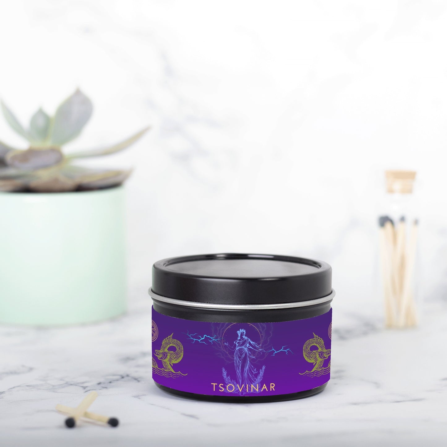 Tsovinar, Armenian Goddess of the Sea 4oz Candle