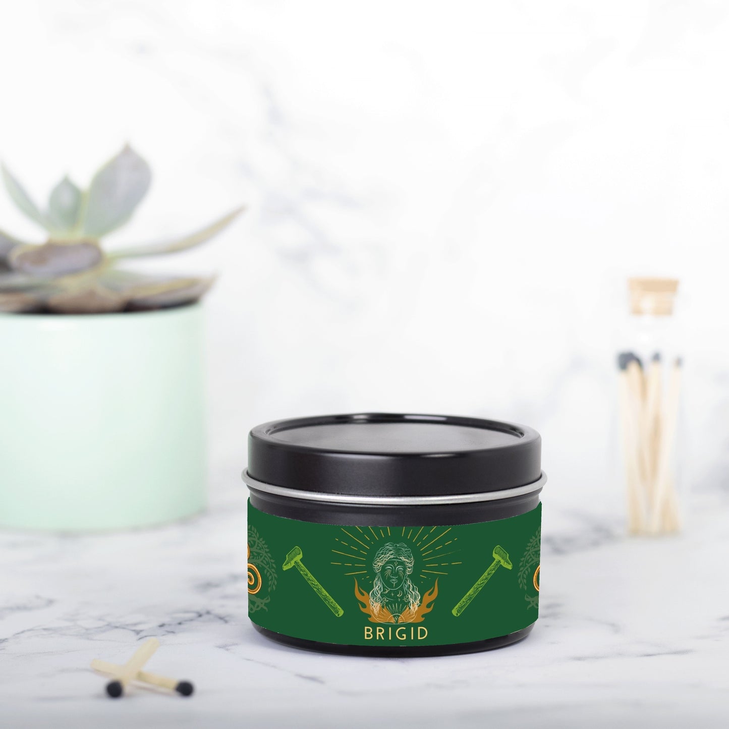 Brigid, Irish Goddess of Healing, Poetry and Smithcraft 4oz Candle