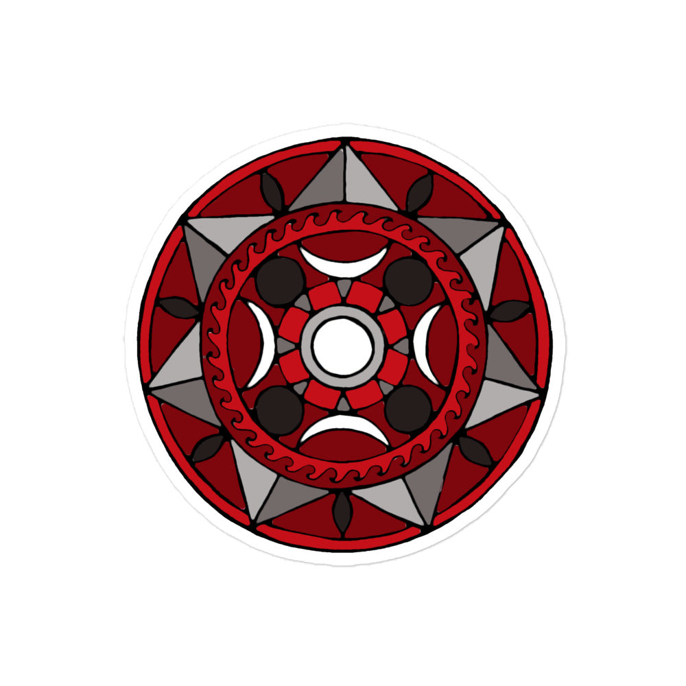 Blood Moon Hex Sticker