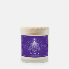 Load image into Gallery viewer, Sophia, Goddess of Wisdom 11oz Frosted Glass Candle
