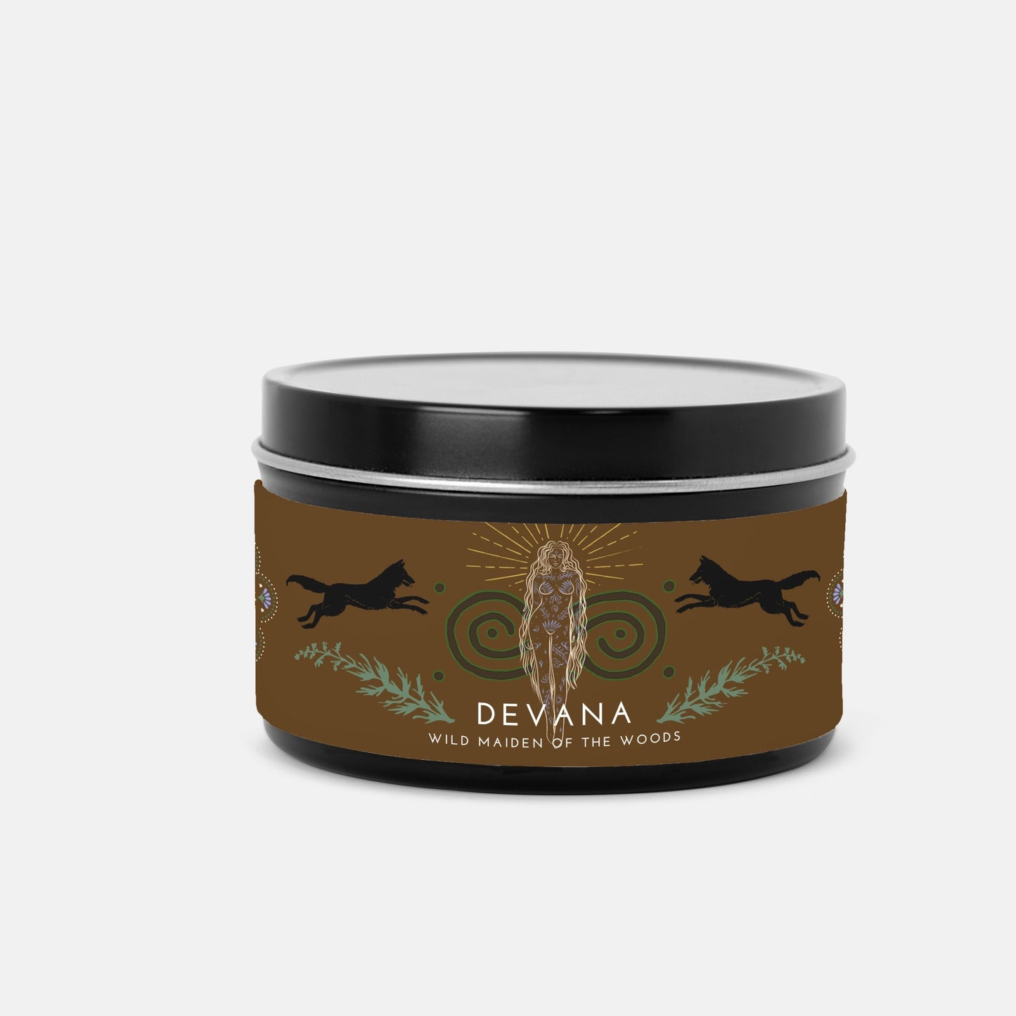 Devana, Wild Maiden of the Woods 8oz Candle