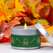 Load image into Gallery viewer, Brigid, Irish Goddess of Healing, Poetry and Smithcraft 4oz Candle
