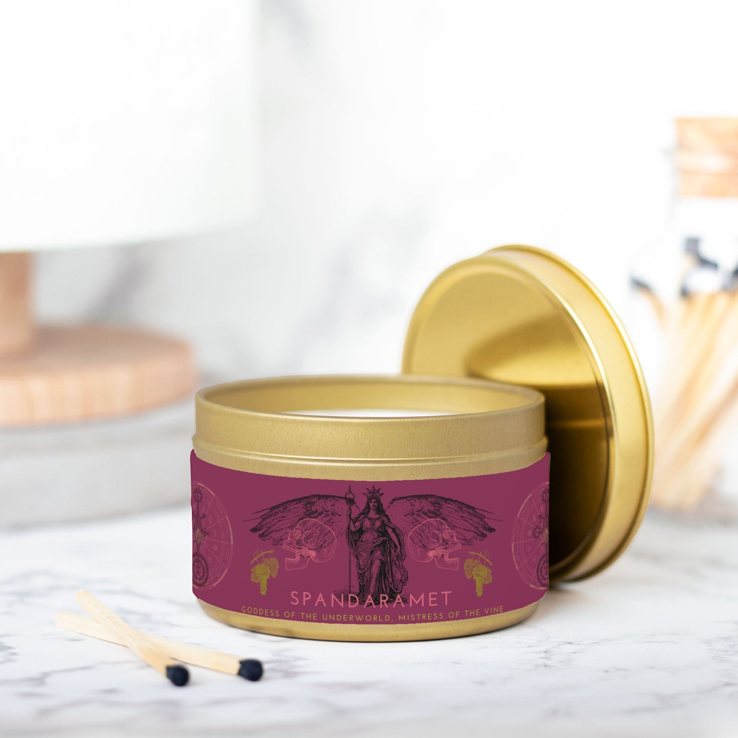 Spandaramet, Armenian Underworld Goddess 8oz Candle