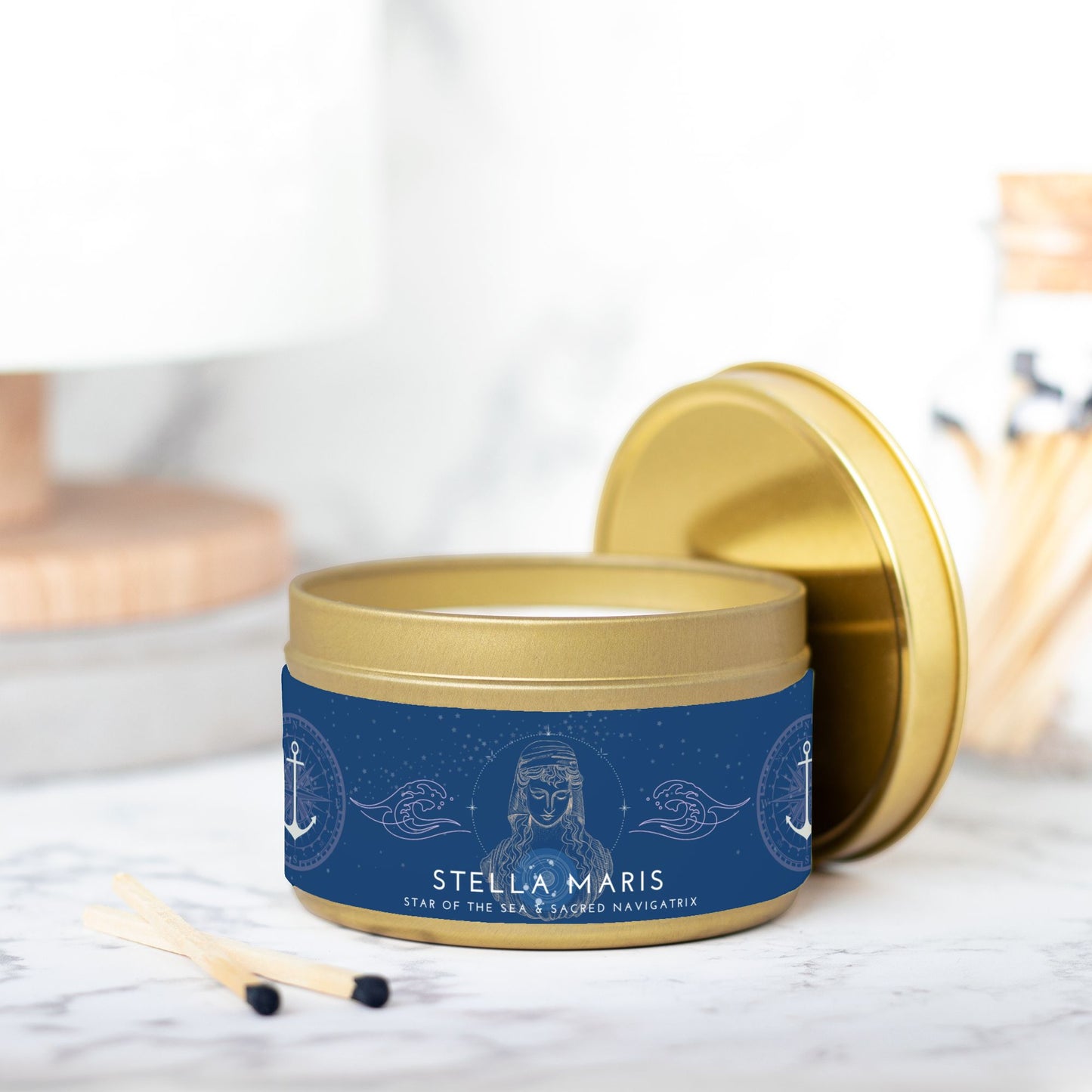 Stella Maris, Star of the Sea 8oz Candle