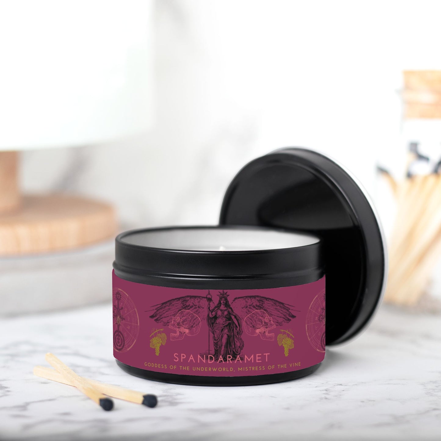 Spandaramet, Armenian Underworld Goddess 8oz Candle