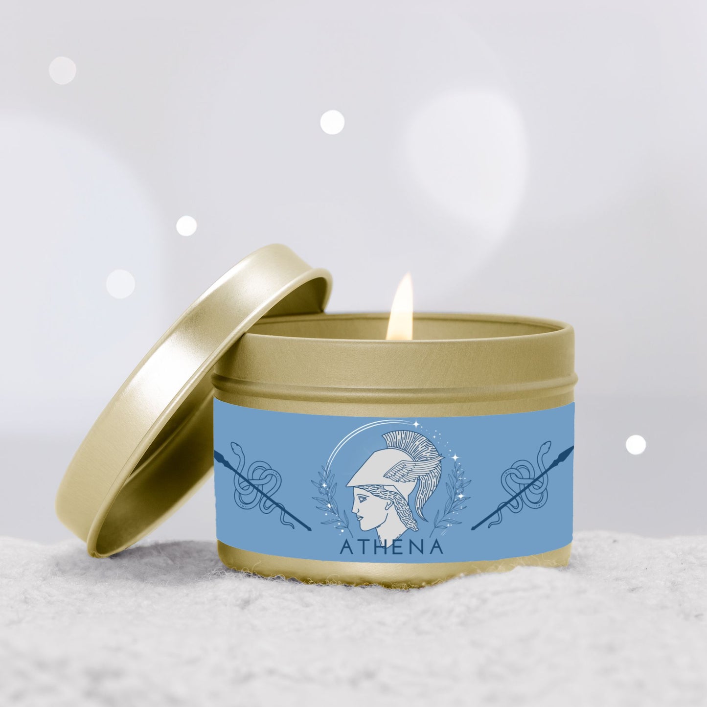 Athena, Greek Goddess of Wisdom and War 4oz Candle