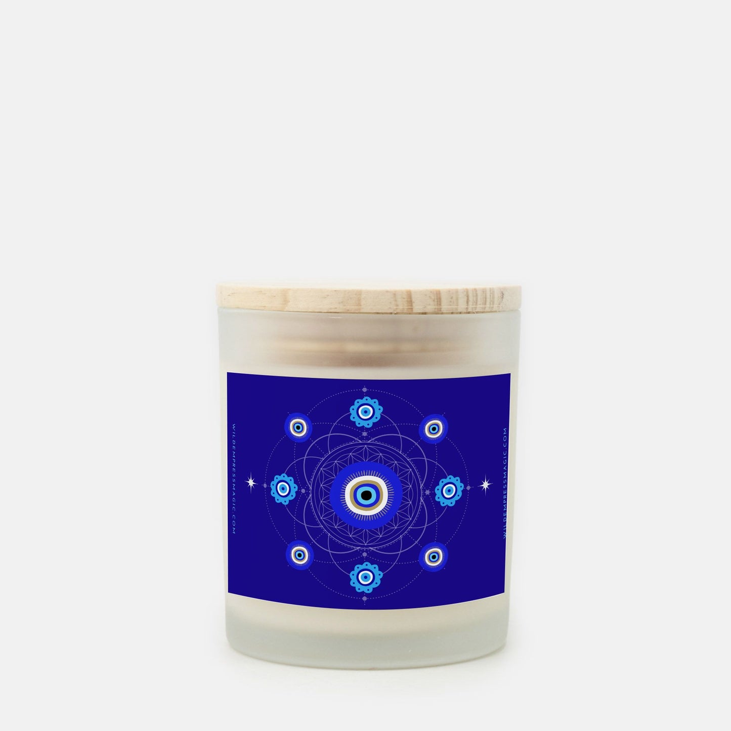 Nazar 11oz Frosted Glass Candle