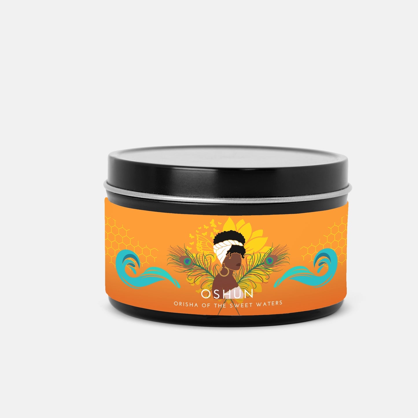 Oshun, Orisha of the Sweet Waters 8oz Candle