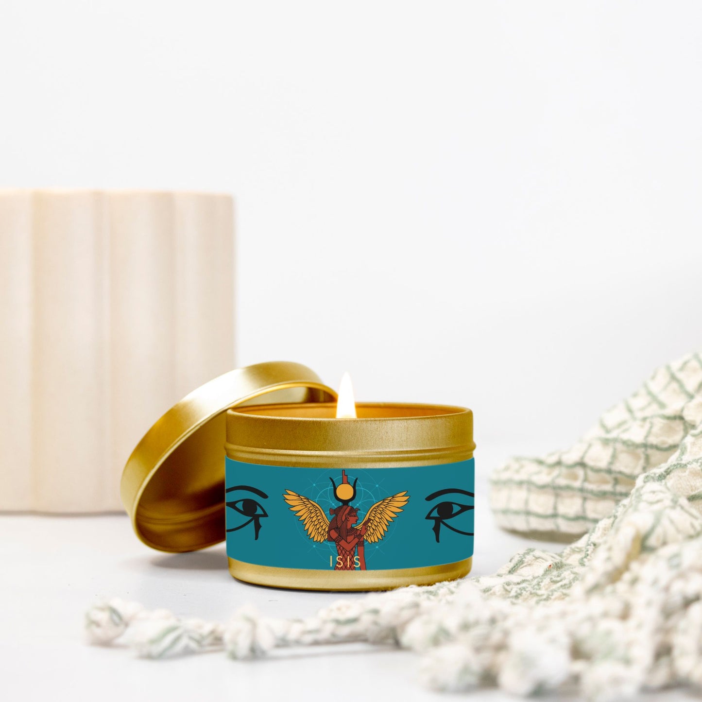 Isis, Egyptian Goddess of Magic 4oz Candle