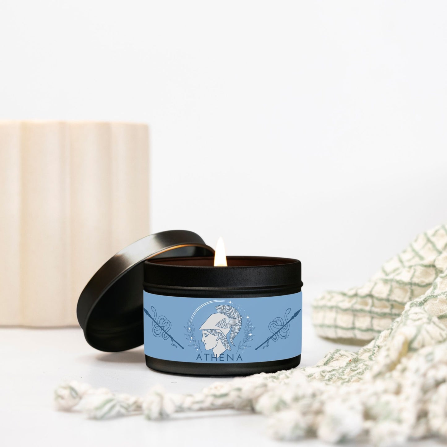 Athena, Greek Goddess of Wisdom and War 4oz Candle