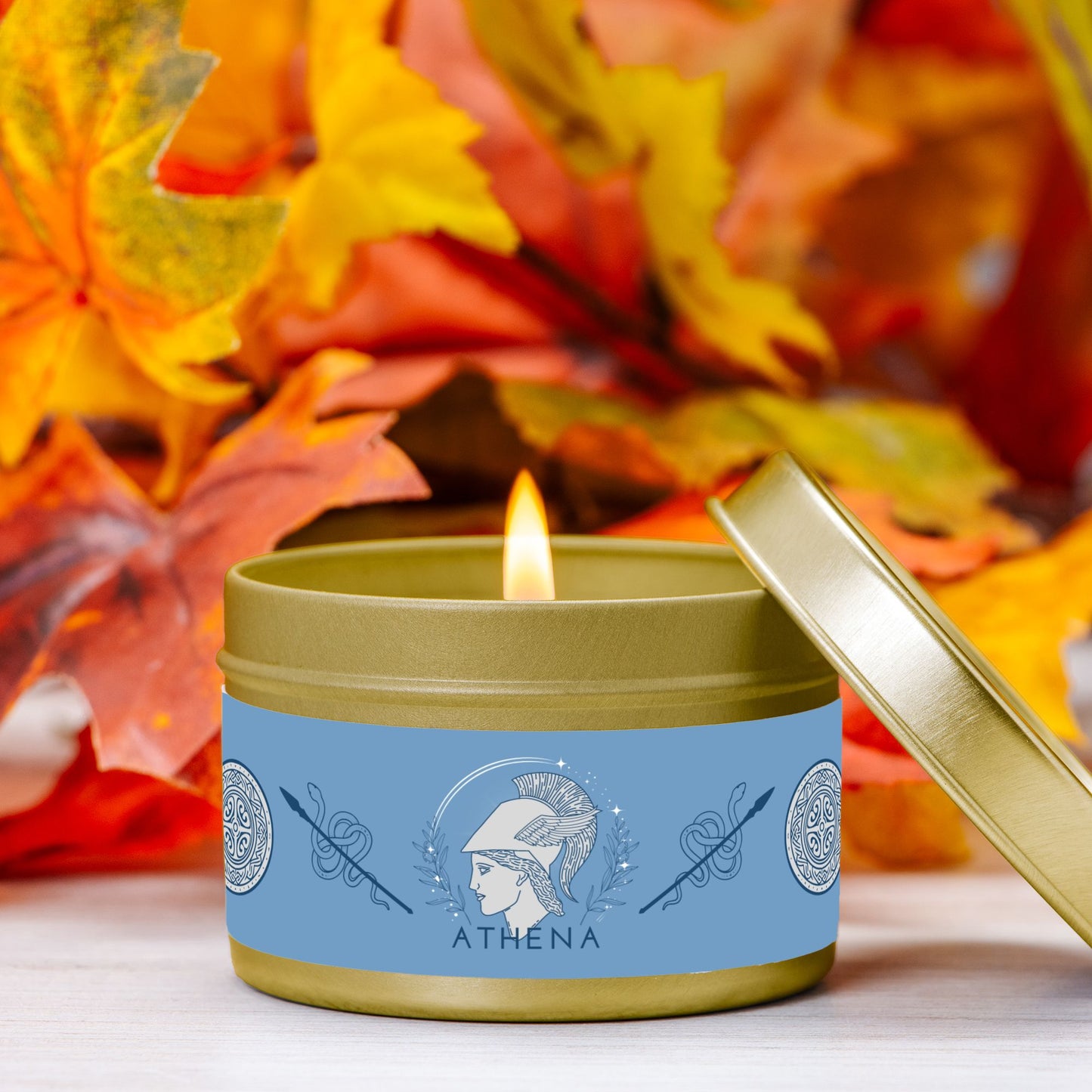 Athena, Greek Goddess of Wisdom and War 4oz Candle