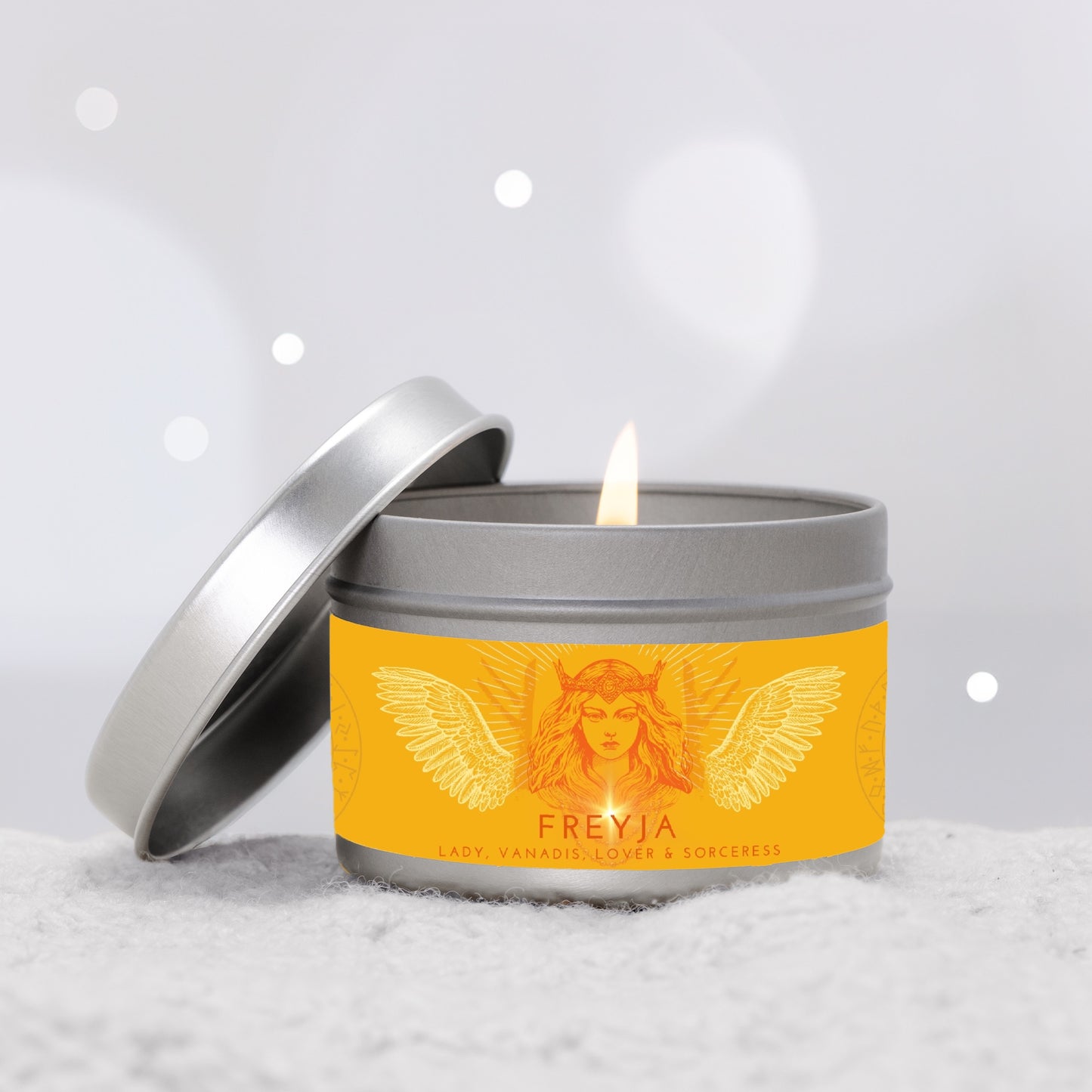 Freyja, Norse Goddess of Love and Magic 4oz Candle