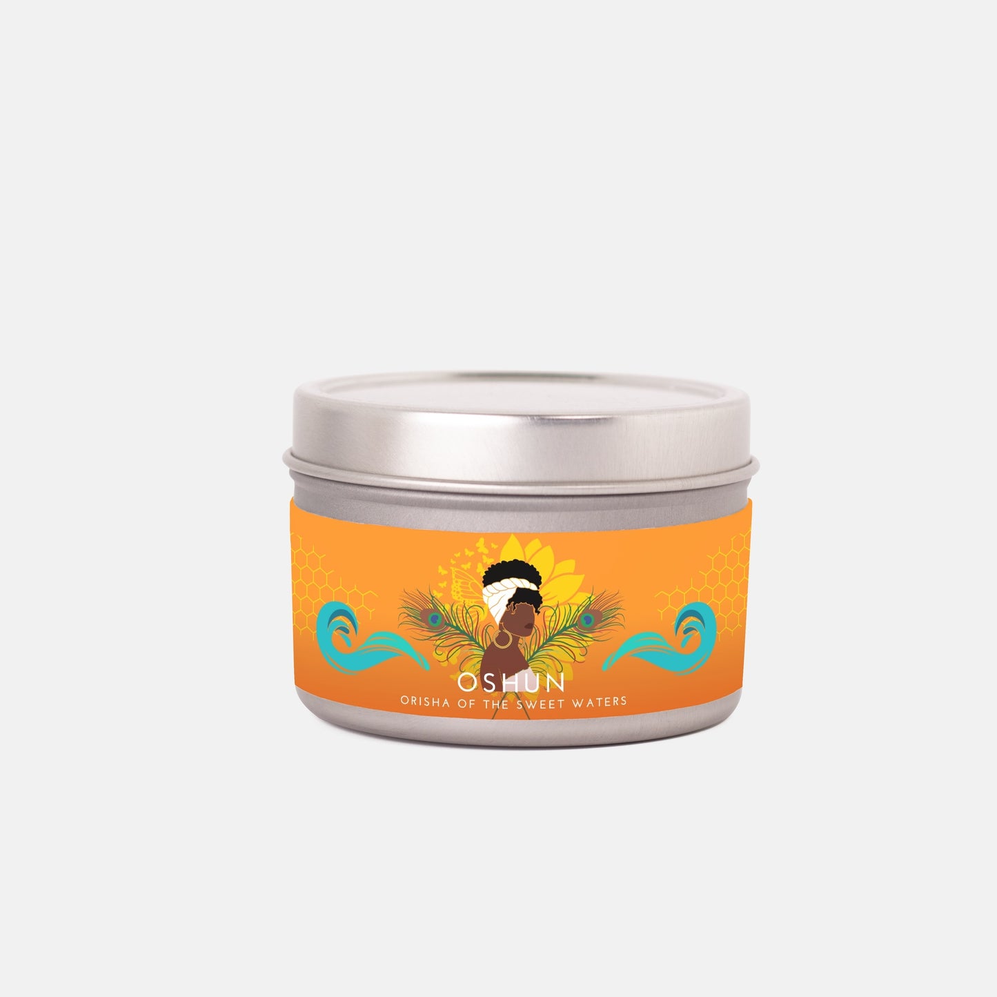 Oshun, Orisha of the Sweet Waters 4oz Candle