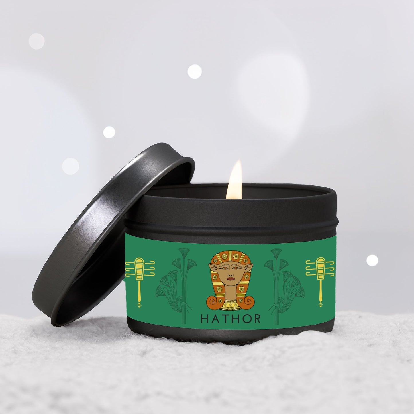 Hathor, Egyptian Goddess of Love 4oz Candle