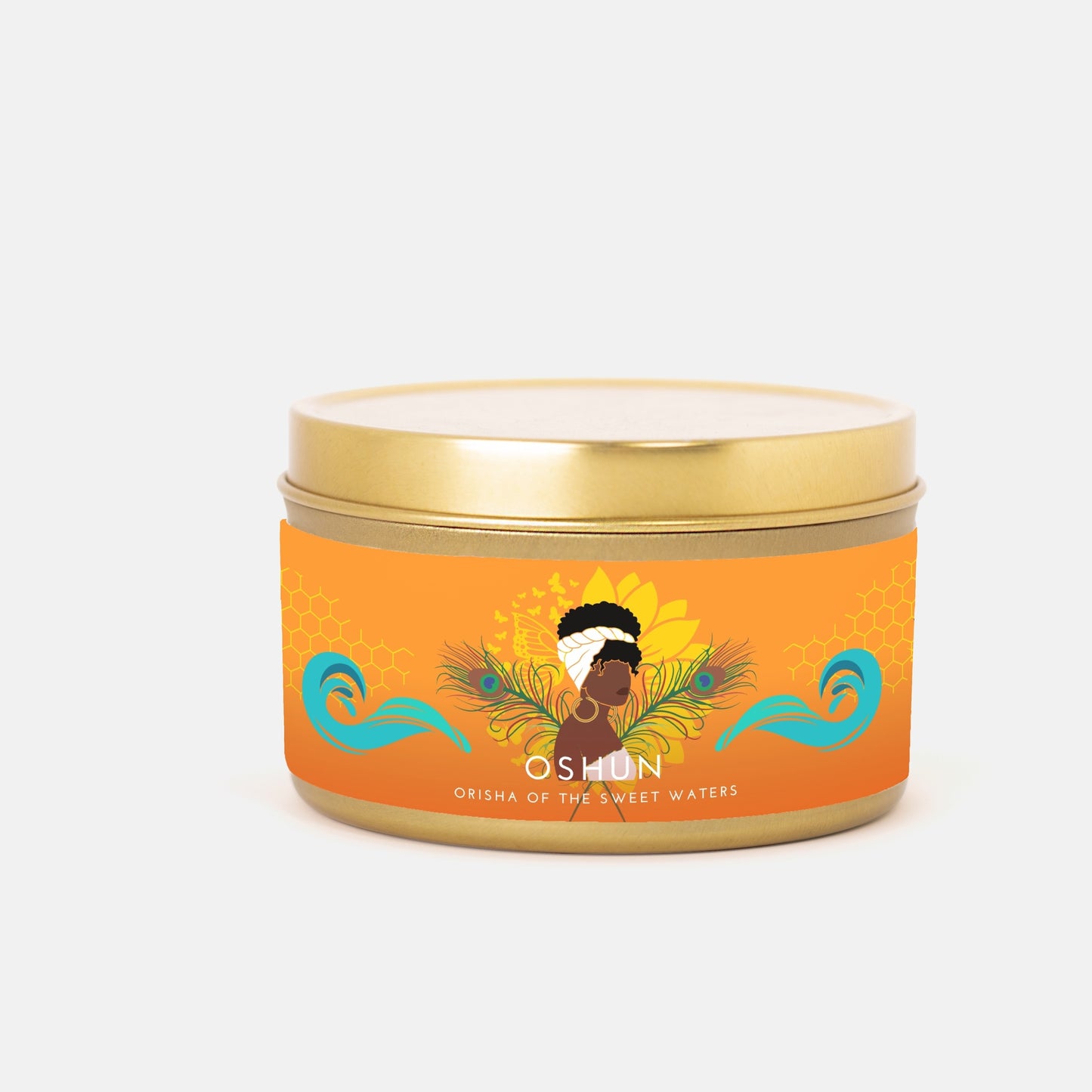 Oshun, Orisha of the Sweet Waters 8oz Candle