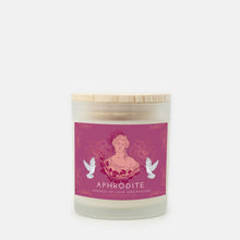 Load image into Gallery viewer, Aphrodite 11oz Frosted Glass Candle
