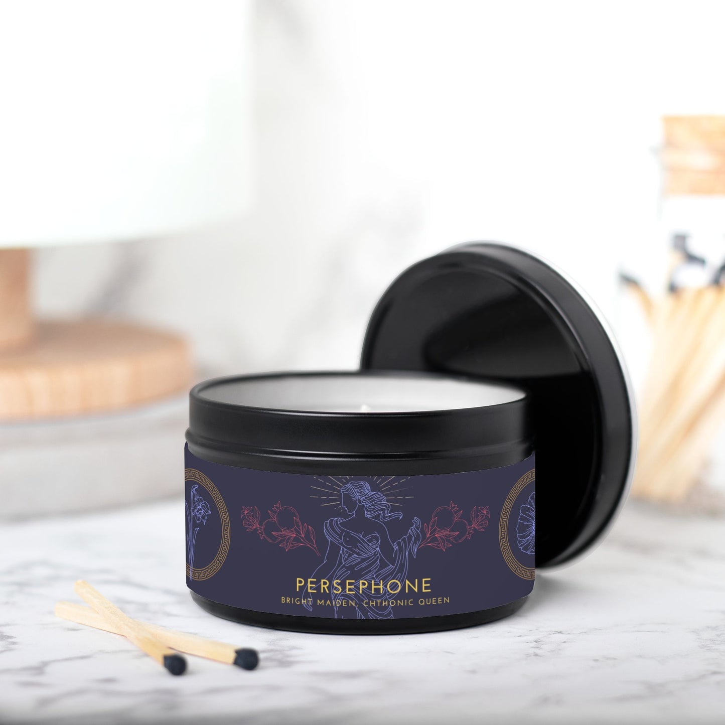 Persephone, Queen of the Underworld 8oz Candle