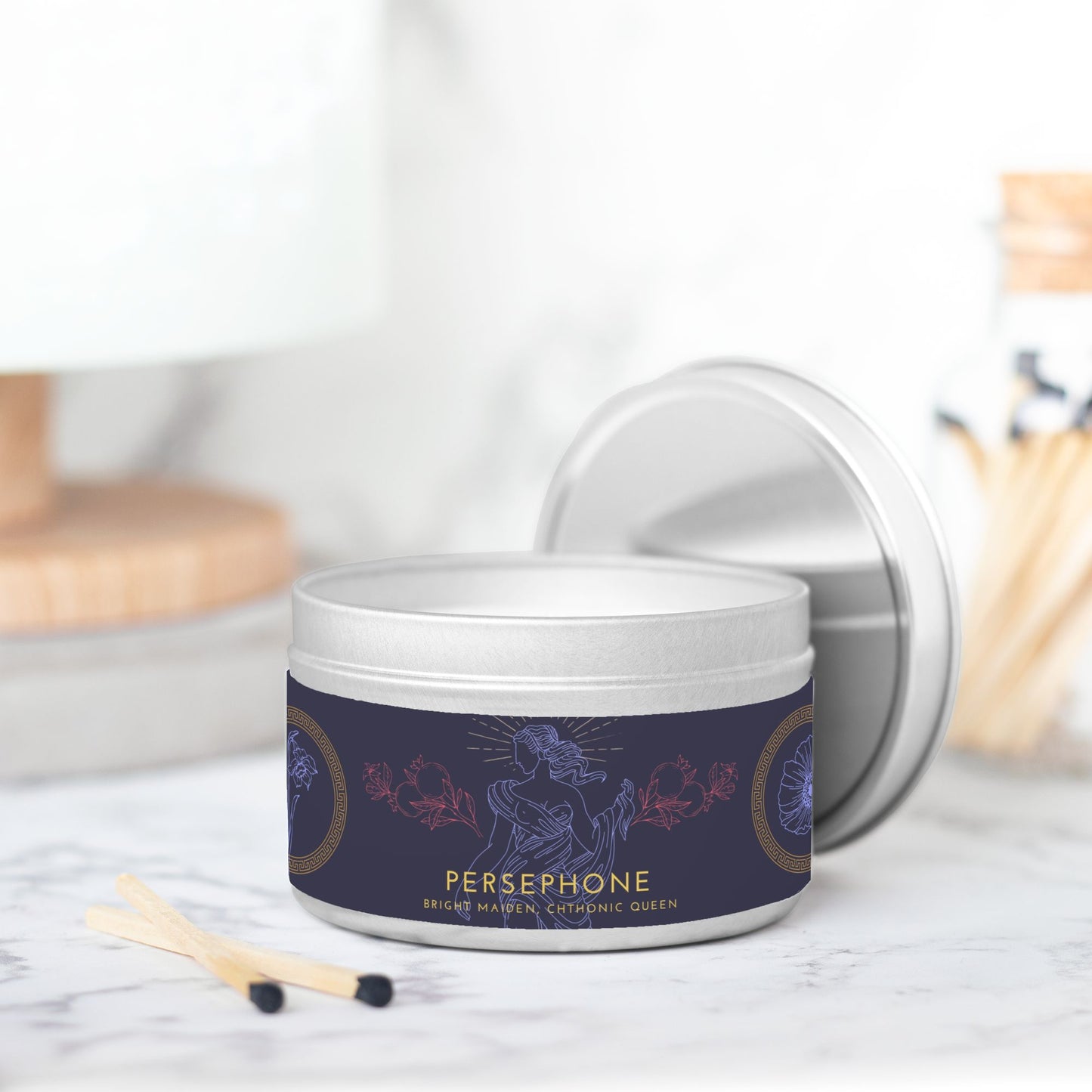 Persephone, Queen of the Underworld 8oz Candle