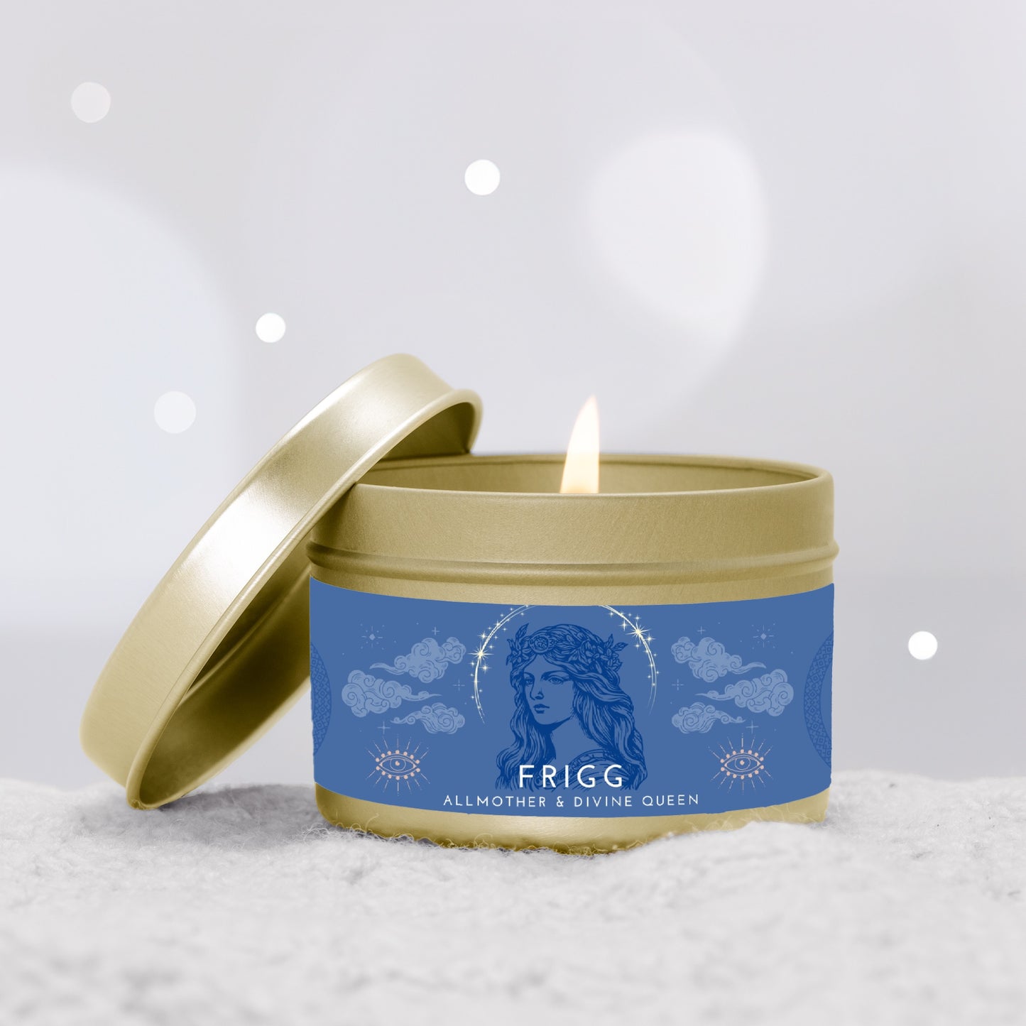 Frigg, Norse Goddess and Divine Queen 4oz Candle