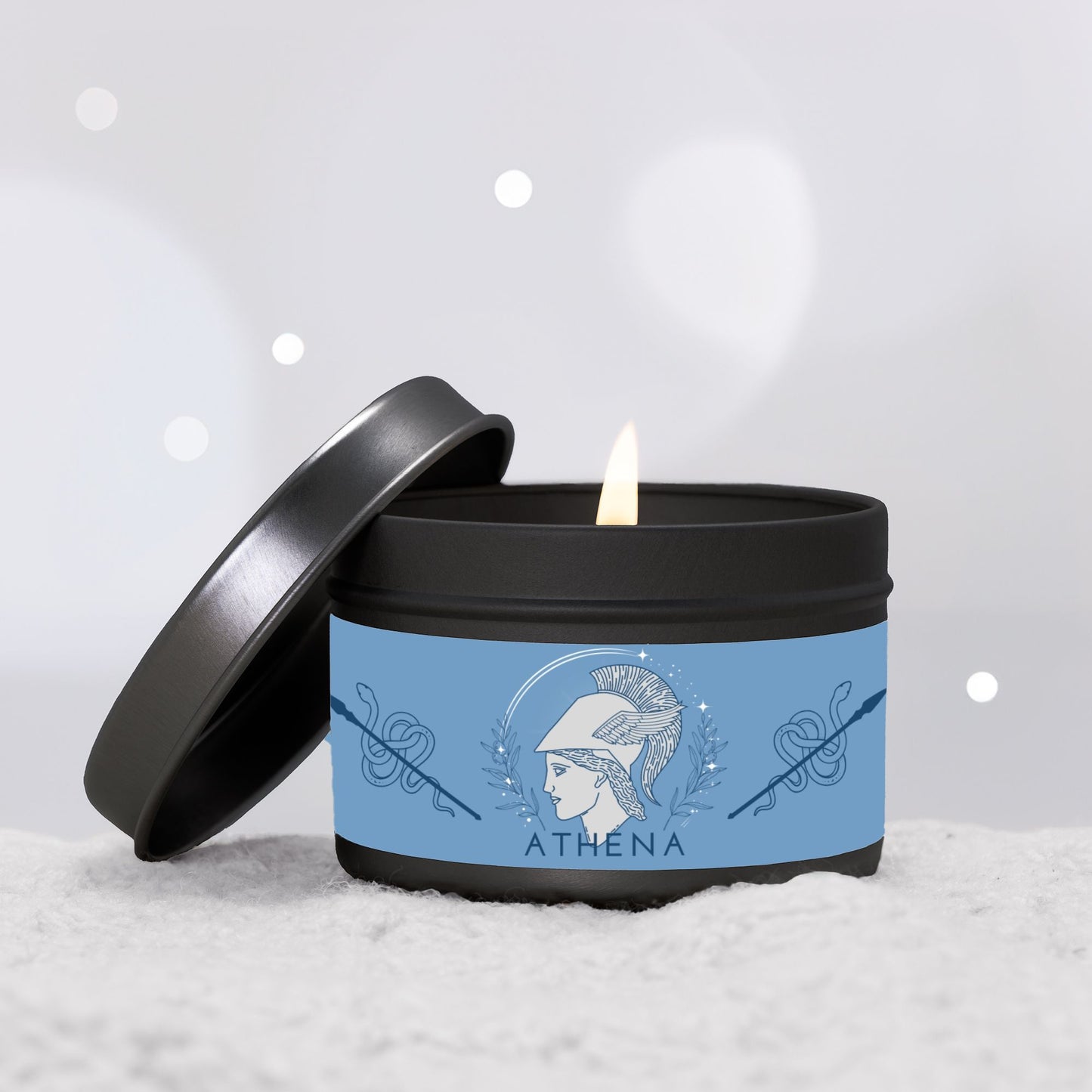 Athena, Greek Goddess of Wisdom and War 4oz Candle