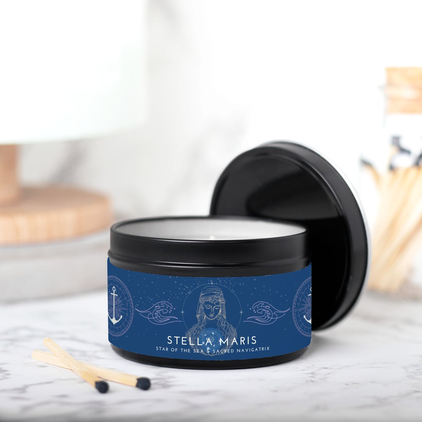 Stella Maris, Star of the Sea 8oz Candle