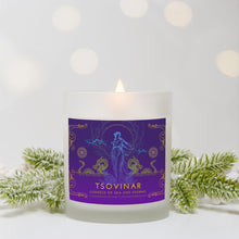 Load image into Gallery viewer, Tsovinar, Armenian Goddess of the Sea 11oz Frosted Glass Candle
