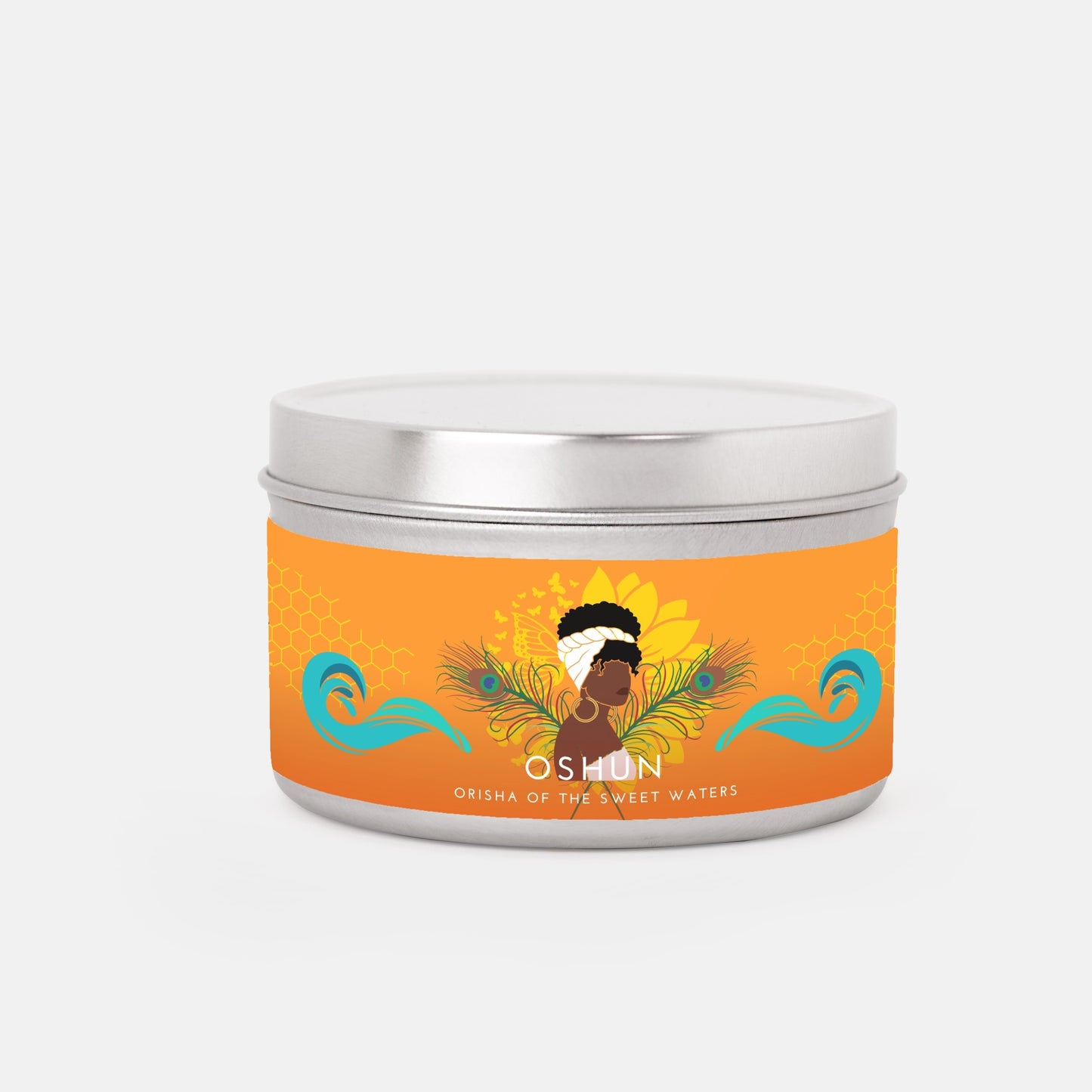 Oshun, Orisha of the Sweet Waters 8oz Candle