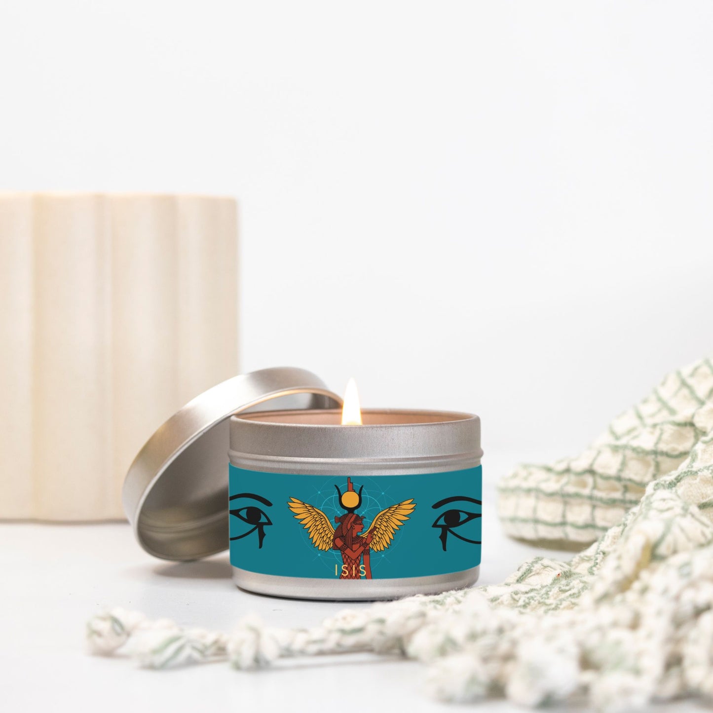 Isis, Egyptian Goddess of Magic 4oz Candle