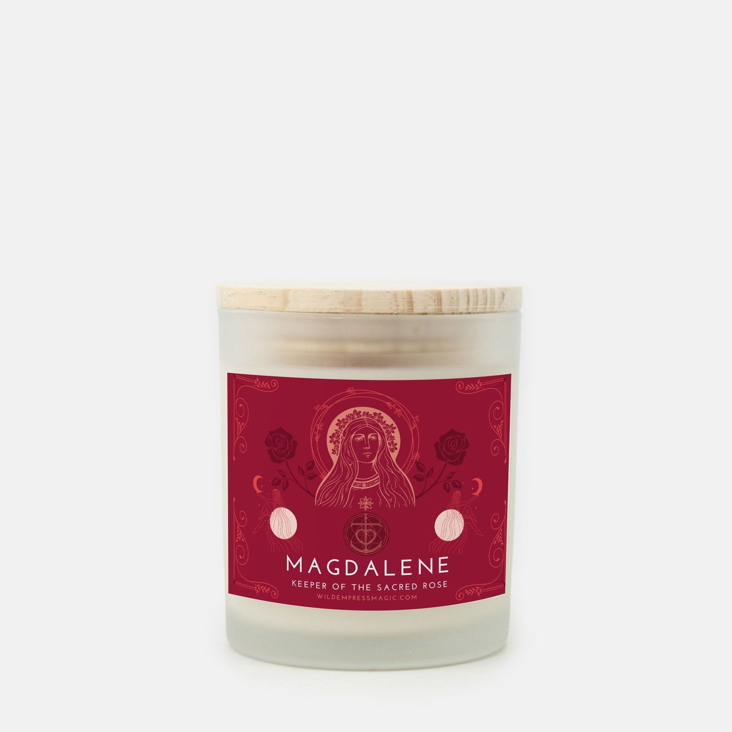 Mystic Magdalene 11oz Frosted Glass Candle