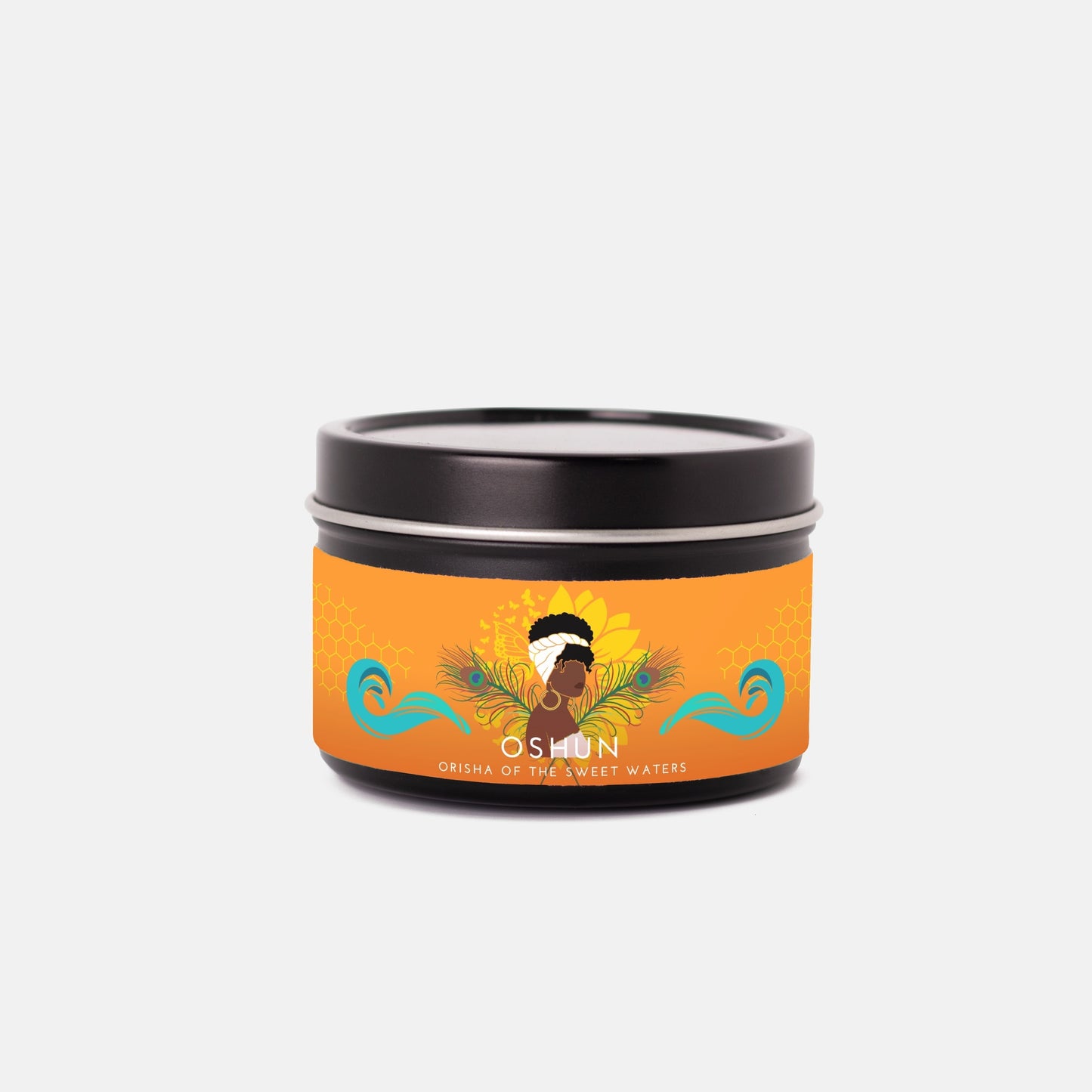 Oshun, Orisha of the Sweet Waters 4oz Candle