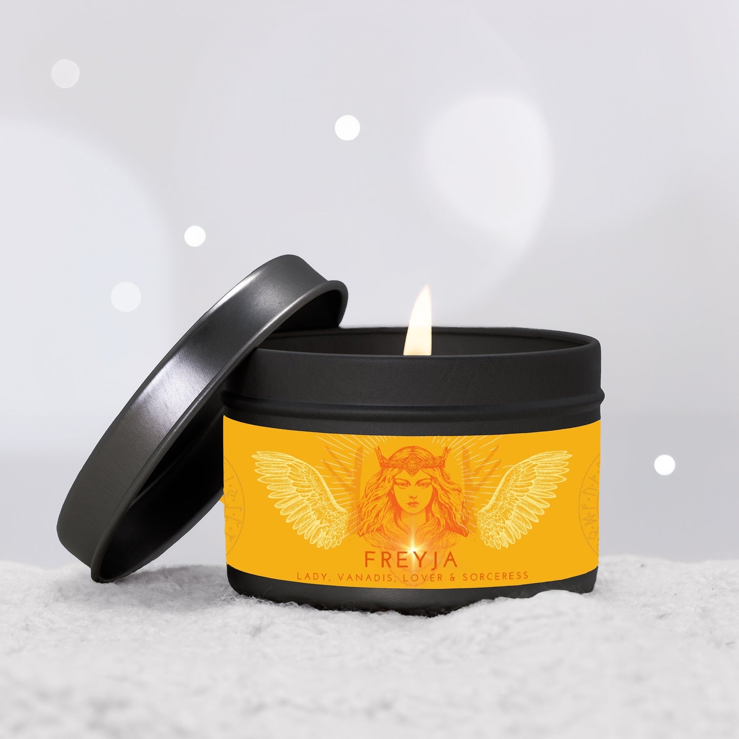 Freyja, Norse Goddess of Love and Magic 4oz Candle