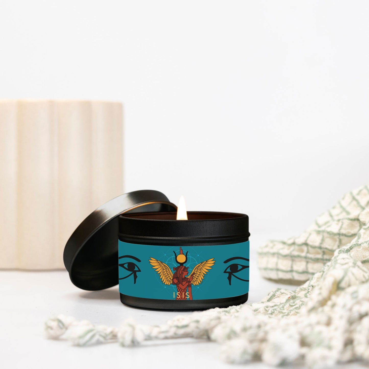 Isis, Egyptian Goddess of Magic 4oz Candle