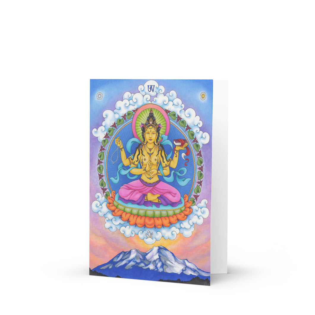 Prajnaparamita Greeting Card
