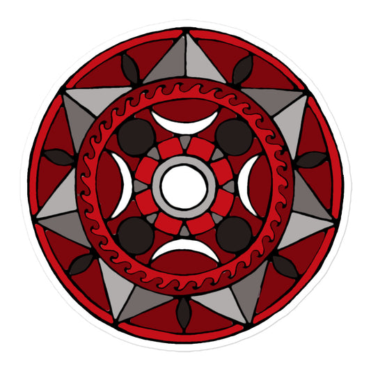 Blood Moon Hex Sticker